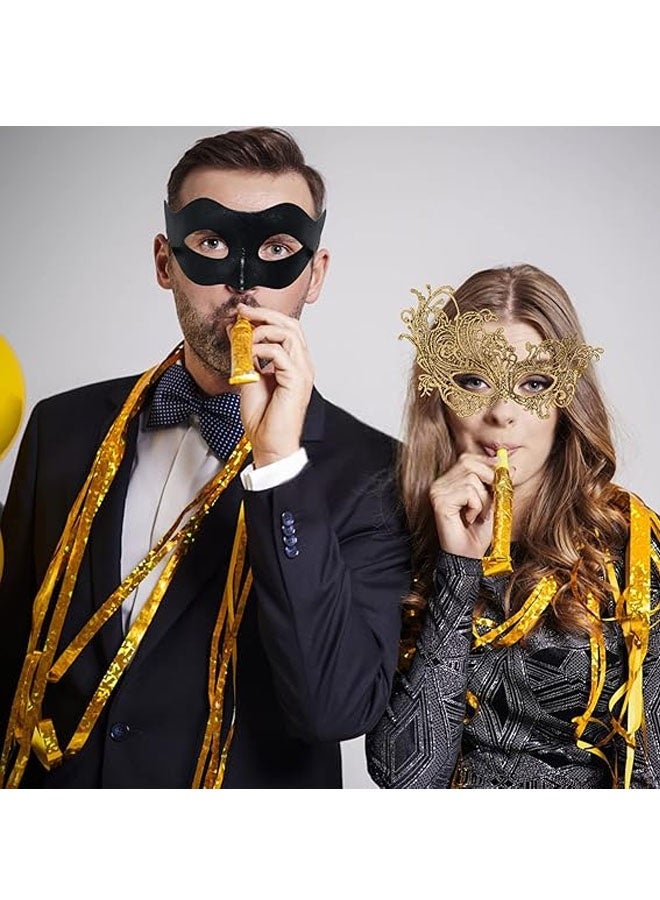 Couple Masquerade Lace Mask Set, Fit for Women and Men Venetian Halloween Masks, Specially for Costume, Mardi Gras - Image 4